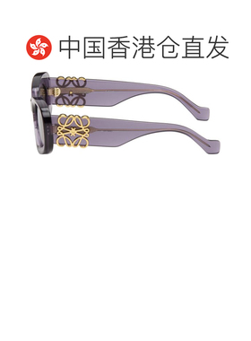 香港直邮LOEWE 罗意威 女士 紫色 Anagram 太阳镜 LW40175U4981A1
