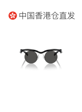 香港直邮PRADA 女士眼镜 PRA24S1AB5S0 AW2025 黑色 徽标太阳镜