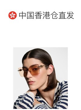 1h可退 香港直邮DIOR 迪奥 女士 CD M1U 链条方框太阳眼镜