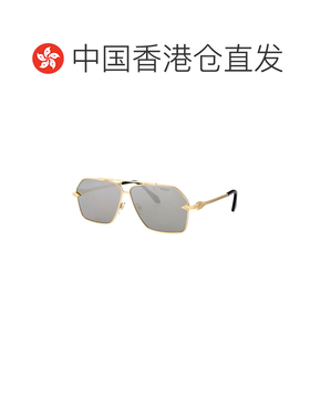 香港直邮VERSACE 男士太阳镜 0VE228410026G AW2025 金色 0VE2284