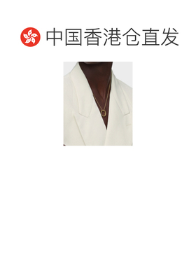 1h可退 香港直邮Maison Margiela Logo戒指吊坠项链 SM1UU0066P88