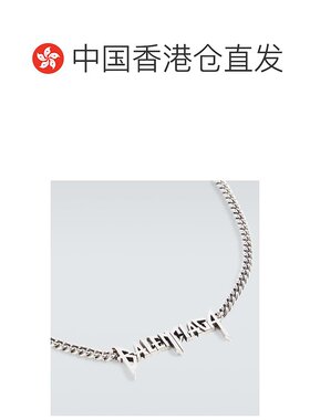 1h可退 香港直邮Balenciaga 巴黎世家 男士 徽标项链 metal金属色