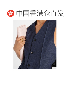 1h可退 香港直邮Bottega Veneta 葆蝶家 女士 Intreccio 镀金纯银