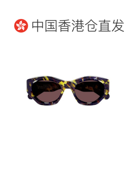 香港直邮CHLOÉ 女士眼镜 CH0220S007 SS2025 黑色 徽标太阳镜