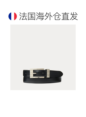 自营欧洲直邮RALPH LAUREN拉夫劳伦Purple Label带凹槽黄铜扣的皮