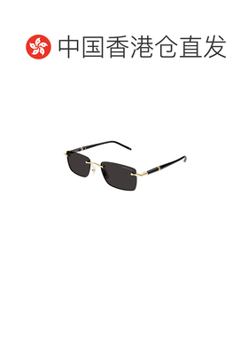 1h可退 香港直邮MONTBLANC 女士眼镜 MB0344S001 SS2026 黑色 无