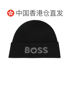 香港直邮BOSS 男士帽子 50548777001 AW2025 黑色【付后1h可退】