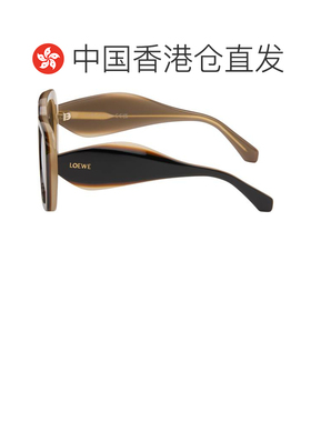 香港直邮LOEWE 罗意威 男士 黑色 Signature 太阳镜 LW40198U5301