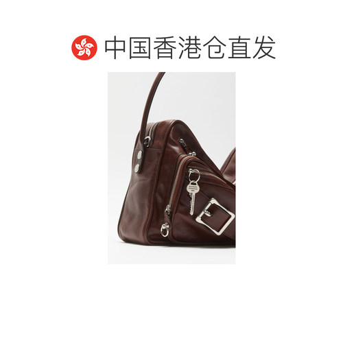 香港直邮Acne Studios 斜挎包手提包单肩包 C10299拉链 - 图1