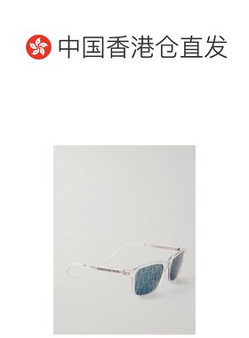 1h可退 香港直邮DIOR 迪奥 男士 Tag SU 方形框醋纤镀银镜面太阳