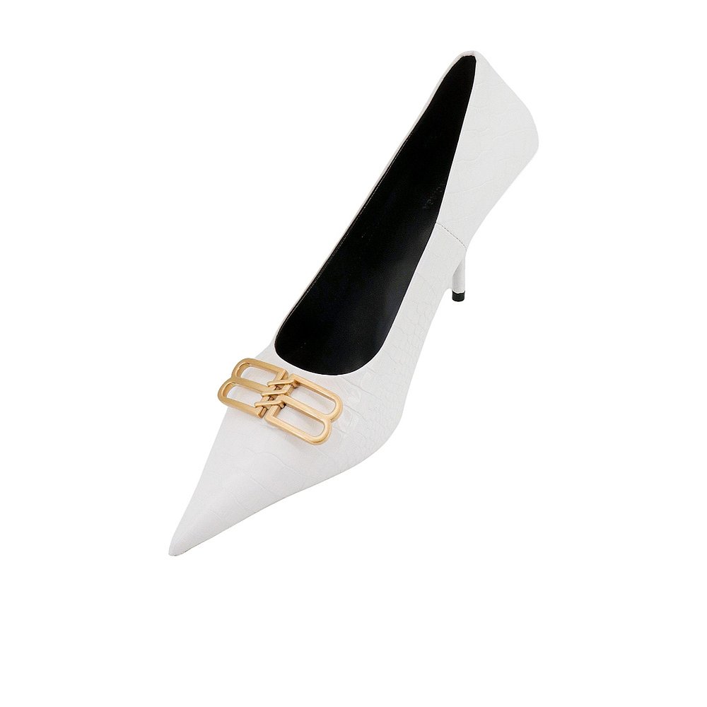 【99新未使用】香港直邮Balenciaga 巴黎世家 女士 徽标高跟鞋 73 - 图2