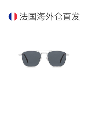 自营1h可退 欧洲直邮LV路易威登23新款 男黑色醋酸金属眉眼方墨镜