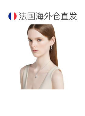 自营欧洲直邮Gucci/古驰 Horsebit系列女士银色18K白金双马衔扣钻