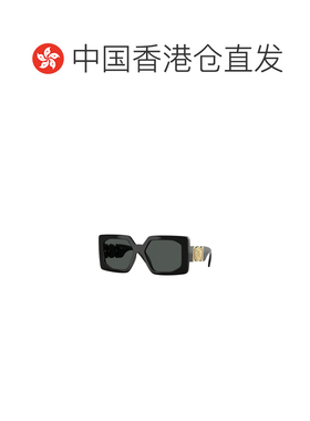 1h可退 香港直邮VERSACE 女士眼镜 VE4478UGB187 CO 黑色 几何框