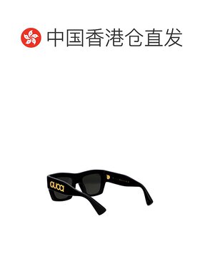 香港直邮Gucci 古驰 女士 几何框太阳镜 GG1772S black黑色 舒适