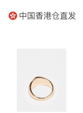 1h可退 香港直邮ASOS 男士 signet 设计半珍贵翠绿色晶石镶嵌色调