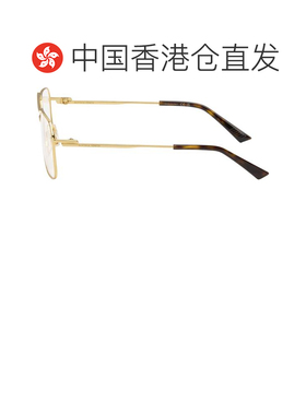 香港直邮Bottega Veneta 葆蝶家 女士 金色 Split 眼镜 BV1384O00