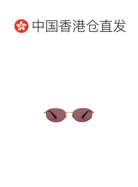 Burberry 金属格纹椭圆形太阳镜 40854731