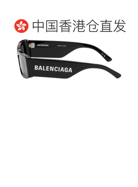 1h可退 香港直邮Balenciaga 巴黎世家 男士 黑色太阳镜 BB0260S00