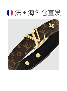 自营1h可退 欧洲直邮LV/路易威登 女士棕色帆布/金属手链新款配饰