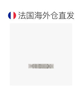 自营欧洲直邮Lacoste法国鳄鱼 Metropole男士银色精钢手链配饰