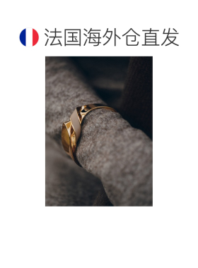 自营欧洲直邮Polene Éole女士灰褐色皮革手镯配饰