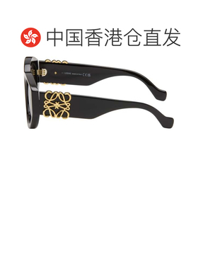 香港直邮LOEWE 罗意威 女士 黑色 Maxi Anagram Butterfly 太阳镜