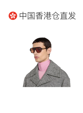 1h可退 香港直邮Gucci 古驰 男士 领航员太阳眼镜 851735J0740