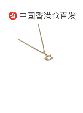 1h可退 香港直邮COACH 女士项链 37335949GLD710 SS2025 金色