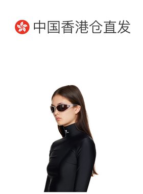 【99新未使用】香港直邮Balenciaga 粗边框撞色太阳镜 BB0285S