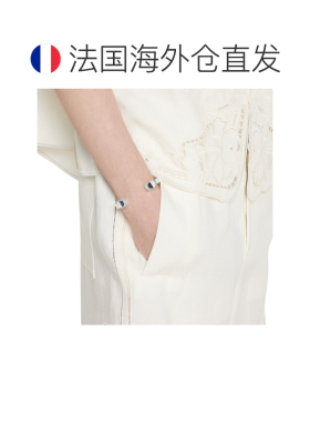 自营欧洲直邮Gucci/古驰 Chiodo系列银色银925logo标识刻花马蹄铁