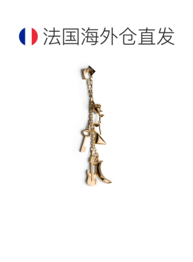 自营欧洲直邮Prada普拉达 Eternal Gold Pop Charms女士金色钻石