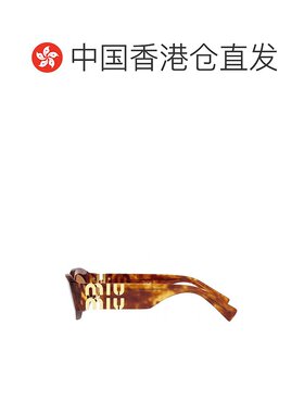 香港直邮Miu Miu 缪缪 女士 Eyewear 橢圓形鏡框太陽眼鏡 11WSSOL