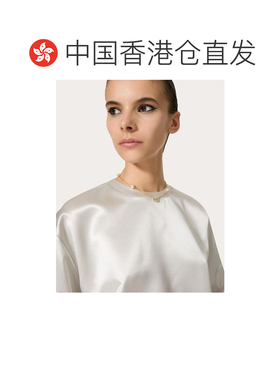 香港直邮VALENTINO 女士项链 WJ0W72QVSY49 SS2026 黄色 VLOGO徽