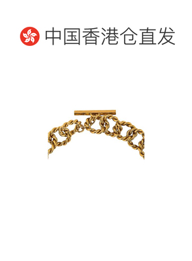 香港直邮Saint Laurent 圣罗兰 女士 Ring 扭纹短项链 674527Y150