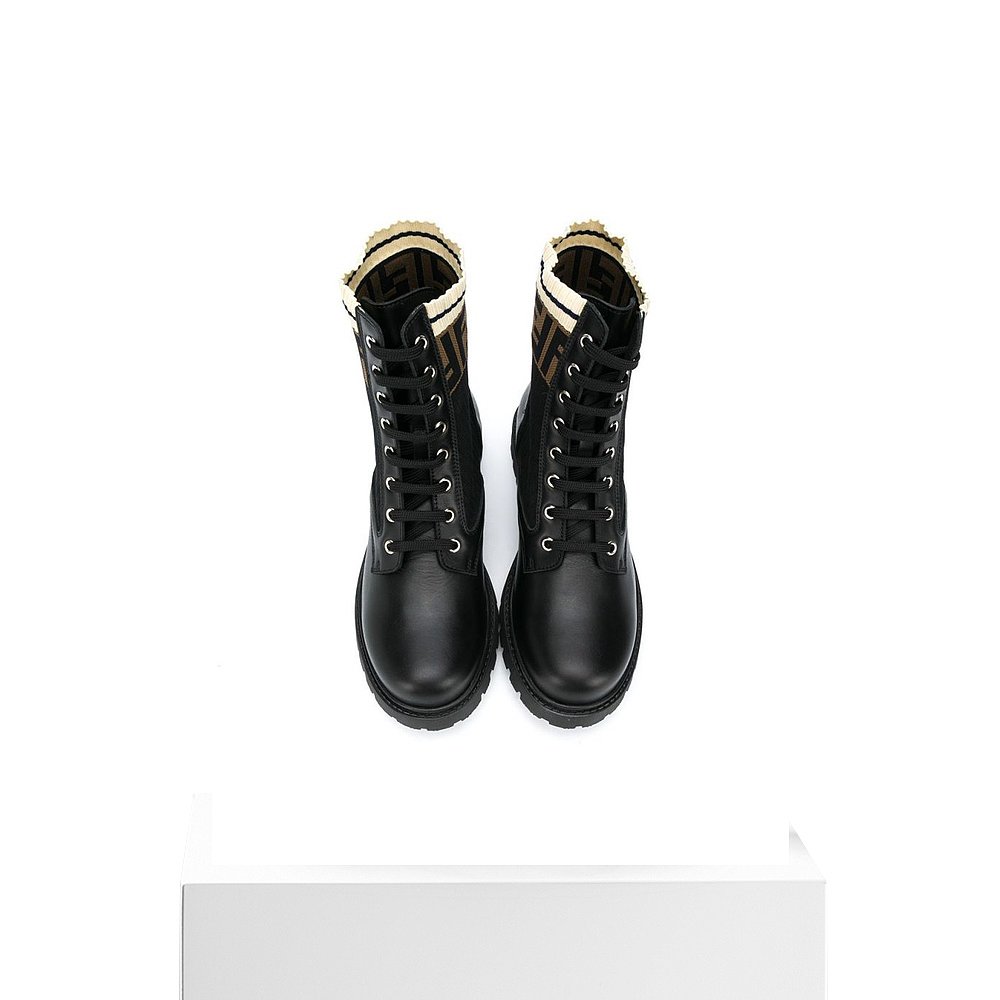 1h可退 香港直邮Fendi 芬迪 女童 徽标靴子童鞋 JMR329A8CU - 图3