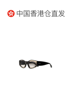 香港直邮alaia 女士 黑色醋纤太阳眼镜 AA0093S004055