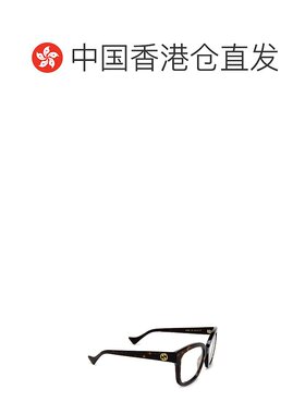 1h可退 香港直邮Gucci 古驰 女士 徽标平光镜 GG1258O colorful花