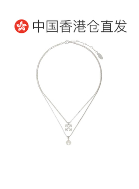 香港直邮off-white 男士 Arrow Faux-Pearl Double 项链 OMOB166S