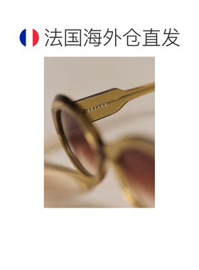 自营欧洲直邮Sezane 女士卡其色醋酸太阳镜