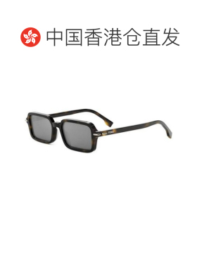 香港直邮Fendi 芬迪 女士 FE40174I 52C 鞍棕色太阳镜 FE40174I52