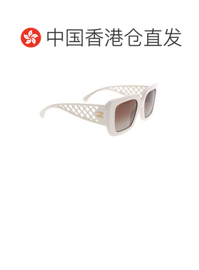 1h可退 香港直邮CHANEL 女士眼镜 CH55671828S9 CO 白色 全框太阳