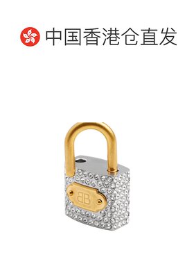 香港直邮Balenciaga BB 挂锁吊坠/钥匙扣 8562142【付后1h可退】