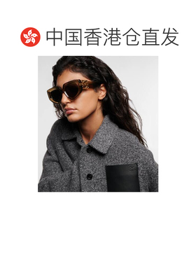香港直邮LOEWE 罗意威 女士 Anagram 猫眼太阳眼镜