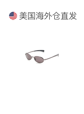 1h可退 香港直邮Gucci 古驰 女士 椭圆框金属太阳眼镜 grey灰色