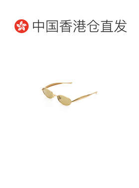 香港直邮Bottega Veneta 葆蝶家 女士 绿色椭圆框醋纤太阳眼镜
