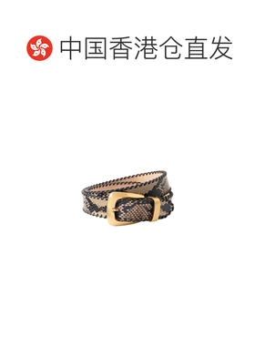 Khaite 蛇纹皮扣带 10191803皮带 【付后1h可退】