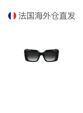 自营欧洲直邮Longchamp珑骧 女士黑色醋酸纤维太阳镜