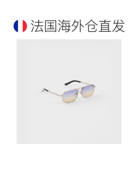 自营欧洲直邮Prada普拉达 男士虹彩渐变金属金属铭牌太阳眼镜