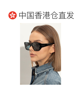 香港直邮TOM FORD 女士太阳镜 FT103505101V SS2026 黑色 Sunglas